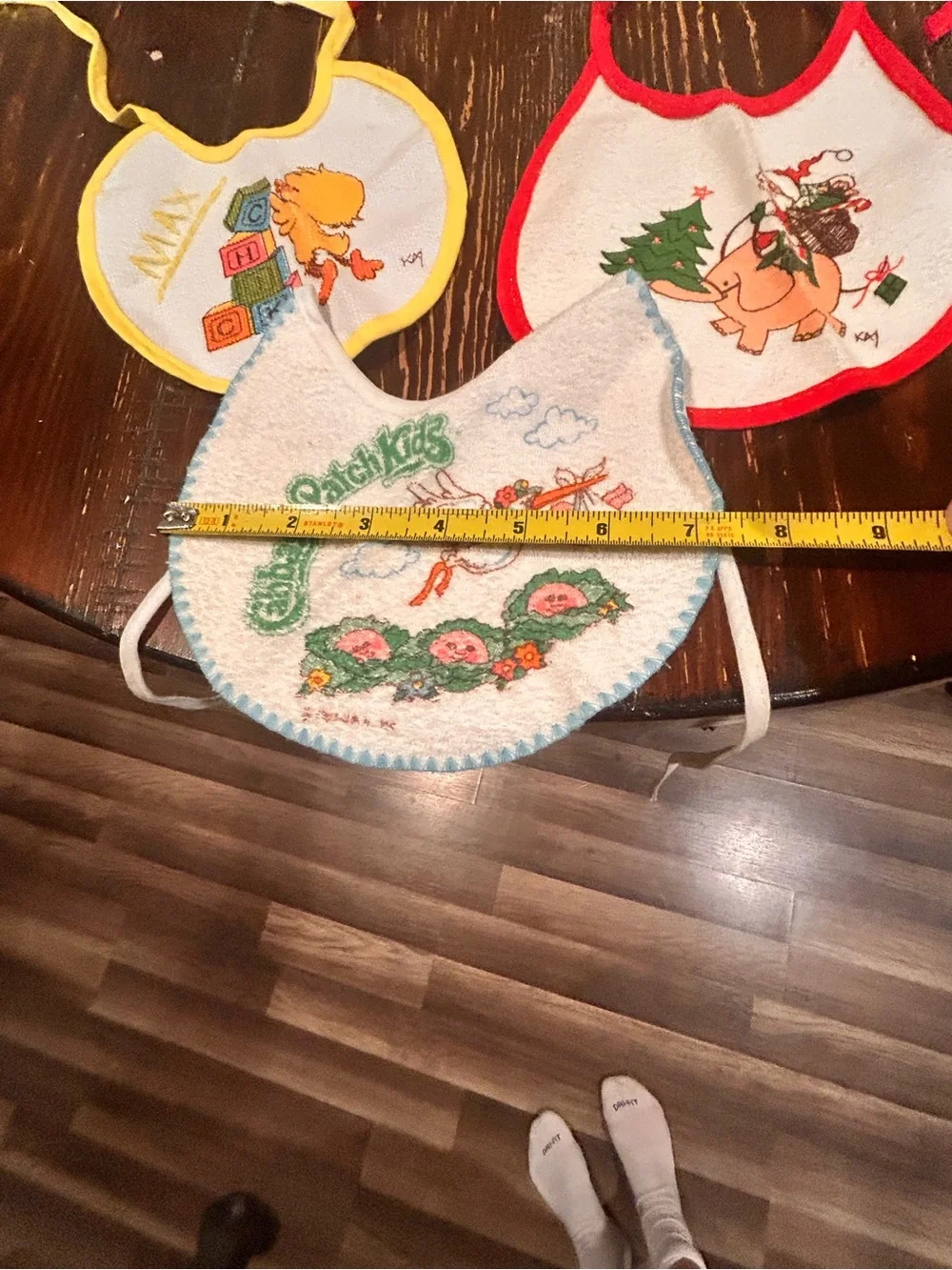 Vintage 1980s Bibs Plastic Back- “Cabbage Patch Kids” - Christmas -Max